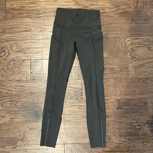 Lululemon Fast and Free Leggings Size 2 Olive color